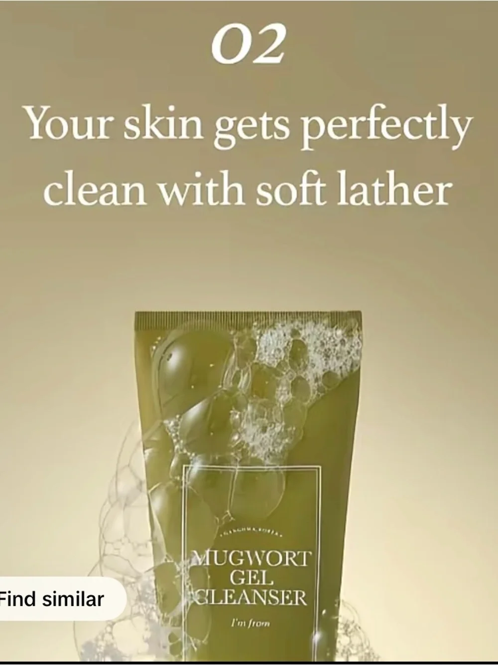 Mugwort Gel Cleanser - White